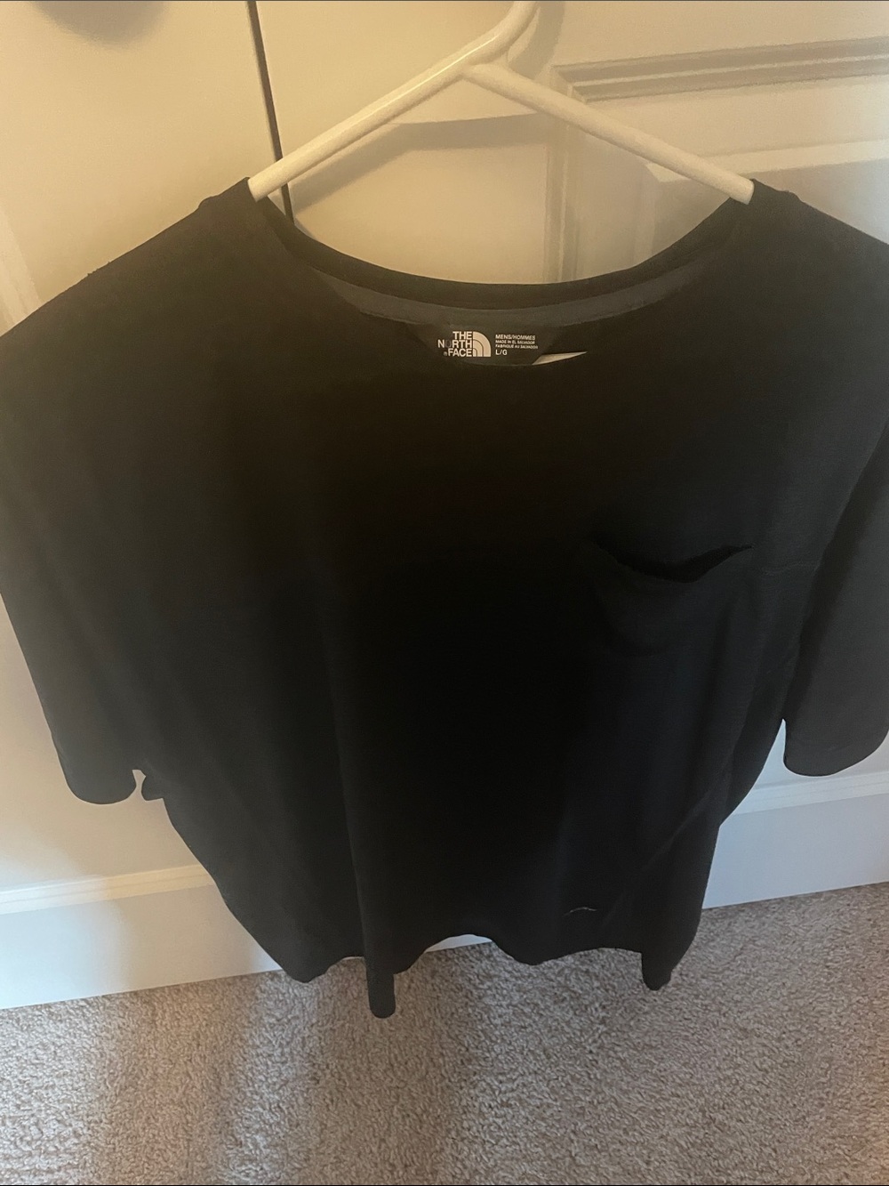 The North Face Black Short Sleeve Pocket Tee